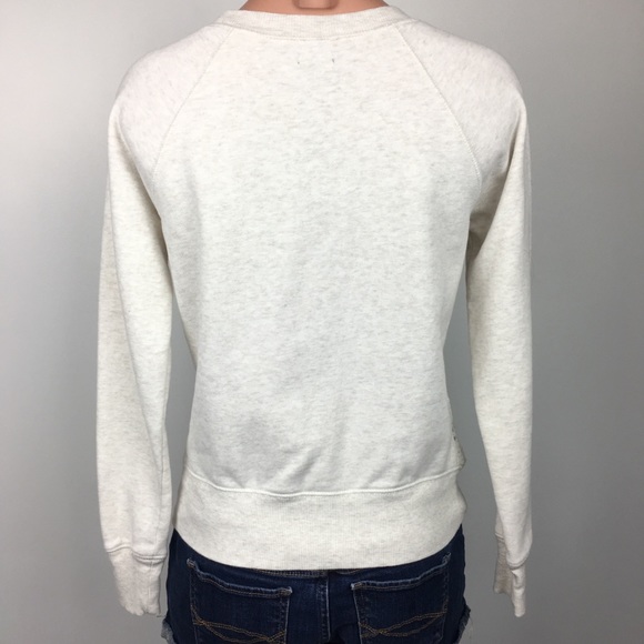 🛍 Aerie Knit Sweater Cream Size Small - Picture 4 of 8